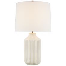 Visual Comfort & Co. Signature Collection KS 3636IVO-L - Braylen Medium Ribbed Table Lamp