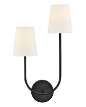  84260BK - Large Two Light Sconce