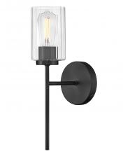  85580BK - Medium Single Light Sconce