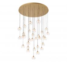 Lib & Co. CA 10215-030 - Manarola, 31 Light LED Grand Chandelier, Painted Antique Brass