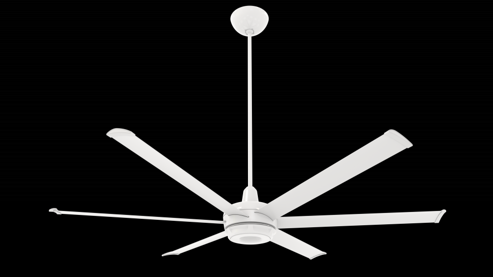 Ceiling Fan Kit, es6, 72", 100-277V/1PH, 0.05HP, 125W, Universal Mount