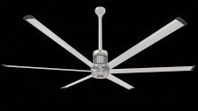 Big Ass Fans MK-I61-081806A727I24 - Ceiling Fan Kit, i6, 96", 100-277V/1PH, WiFi/BLE, Indoor, 0.05HP, 125W, Universal Mount