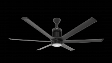 Big Ass Fans MK-I61-061806A728I06S2 - Ceiling Fan Kit, i6, 72", 100-277V/1PH, WiFi/BLE, Indoor, 0.05HP, 125W, Universal Mount