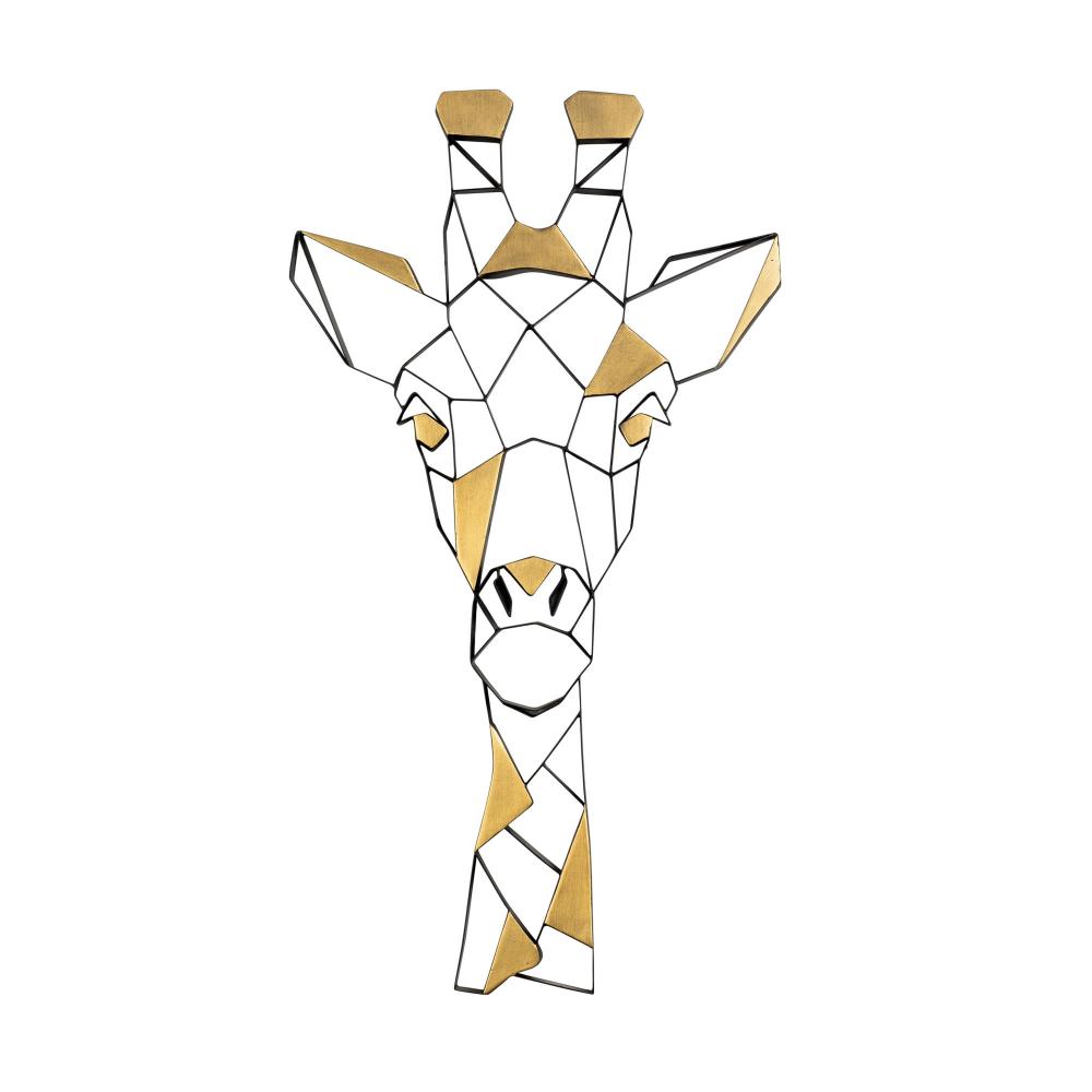 Geometric Animal Kingdom Giraffe Wall Art
