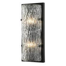  376W02BL - Morgan 2-Lt Sconce - Black