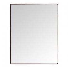  407A02RG - Kye 24x30 Rectangular Rounded Wall Mirror - Rose Gold