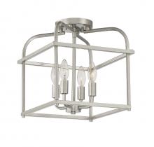 Savoy House Meridian CA M60061BN - 4-Light Ceiling Light in Brushed Nickel