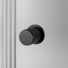 Buster and Punch NDK-02249 - DOOR KNOB SET / PASSAGE / CROSS / BLACK
