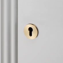 Buster and Punch NES-051887 - EURO CYLINDER KEY ESCUTCHEON / BRASS