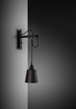 Buster and Punch NHW-20515 - HOOKED WALL / CROSS / SMALL / GRAPHITE / SMOKED BRONZE