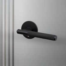 Buster and Punch NLH-481036 - DOOR HANDLE SET / PASSAGE / LINEAR / WELDERS BLACK