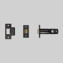 Buster and Punch NLL-09172 - TUBULAR LATCH / DOOR HANDLE / PASSAGE / SMOKED BRONZE - 2-3/8"