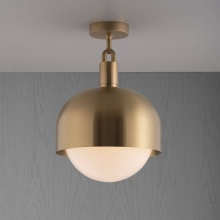 Buster and Punch NFC-813201 - FORKED CEILING / LINEAR / SHADE / GLOBE / OPAL / LARGE / BRASS