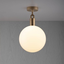 Buster and Punch NFC-823206 - FORKED CEILING / LINEAR / GLOBE / OPAL / LARGE / BRASS