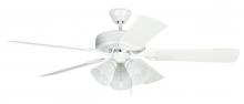 Craftmade BLD52MWW5C3 - 3-light Kit 52" Ceiling Fan