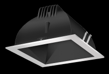 RAB Lighting NDLED4SD-WN-B-S - RECESSED DOWNLIGHTS 12 LUMENS NDLED4SD 4 INCH SQUARE UNIVERSAL DIMMING WALL WASHER BEAM SPREAD 400