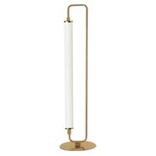 Dainolite FYA-2620LEDT-AGB - 1 Light LED Freya Table Lamp Aged Brass w/ White Acrylic