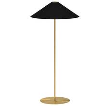 Dainolite MM241F-AGB-698 - 1 Light Floor Lamp w/ Black-Gold Tapered Shade