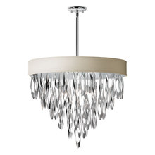 Dainolite ALL-248C-PC-PEB - (K)8LT Chandelier w/PEB Shd