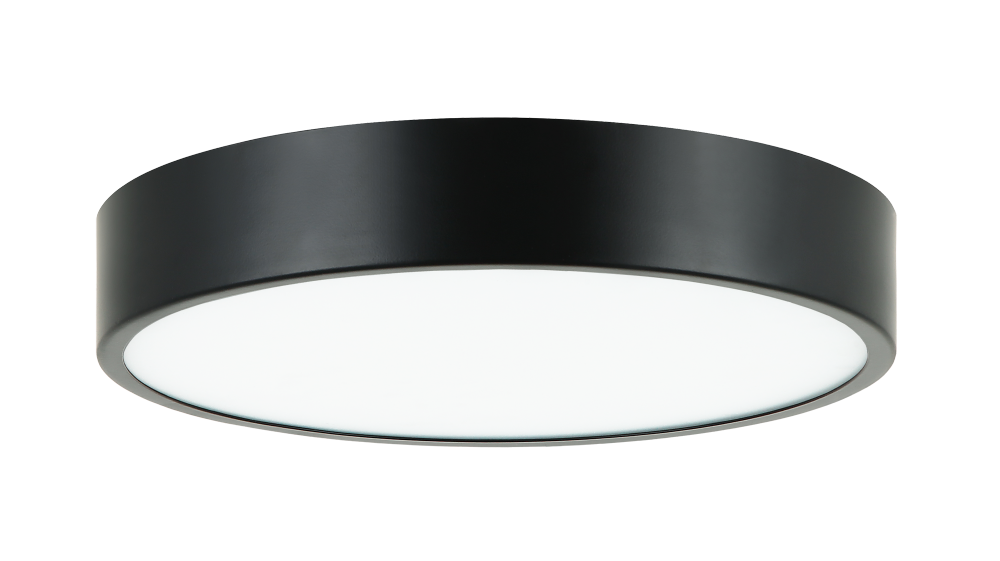 PLATO Integrated LED Flushmount 3000K, 623lms, 90 CRI