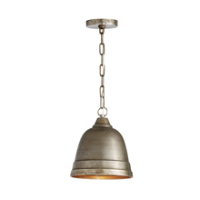  335312XN - Oxidized 10" Metal Shade Pendant - Nickel