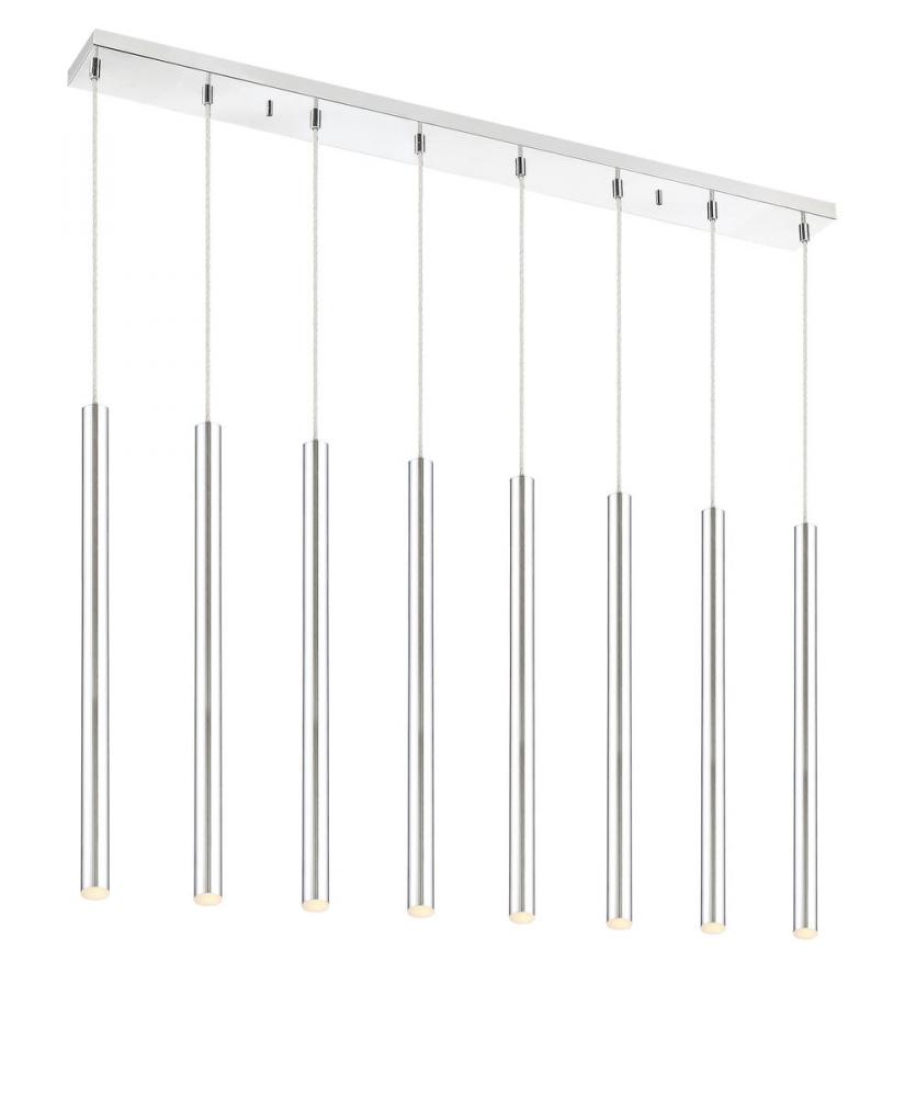 8 Light Linear Chandelier