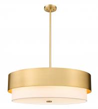  495P32-MGLD - 6 Light Chandelier