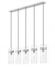  7002P5-5L-BN - 5 Light Linear Chandelier