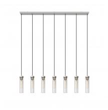  740P-7L-BN - 7 Light Linear Chandelier