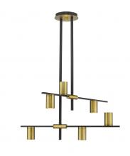  814-6MB-OBR - 6 Light Chandelier