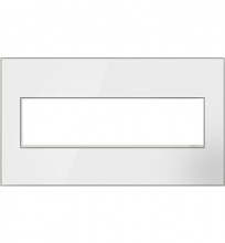  AWM4GMW4 - Mirror White, 4-Gang Wall Plate