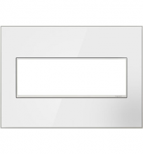  AWM3GMWW4 - Mirror White-on-White,  3-Gang Wall Plate