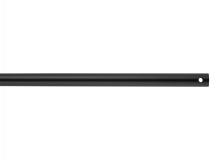 Generation Lighting DR18BK - 18" Downrod in Matte Black