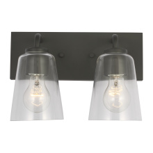 Generation Lighting GLV1062MBK - Miles Medium Vanity