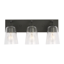 Generation Lighting GLV1063MBK - Miles Large Vanity