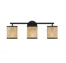Savoy House Canada 8-1648-3-BK - Jaylar 3-Light Bathroom Vanity Light in Matte Black