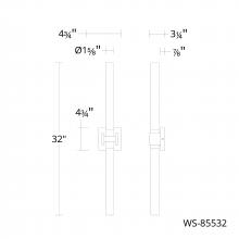 WAC Canada WS-85532-27-AB - Ripple Bath & Wall Sconce