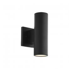  WS-W190212-30-BK - 1902 12" 2-Light LED WALL SCONCE 3000K