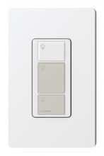 Lutron Electronics PX-3B-GWG-I01 - PICO WIRED 3 BUTTON GLOSS WHITE/GRAY