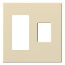  VWP-2RC-BE - VAREO WALLPLATE 2GNG RECEPT/ CONT BEIGE