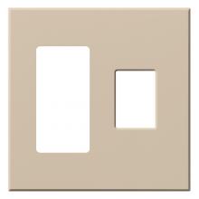  VWP-2RC-TP - VAREO WALLPLATE 2GNG RECEPT/ CONT TAUPE