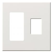  VWP-2RC-WH - VAREO WALLPLATE 2GNG RECEPT/ CONT WHITE