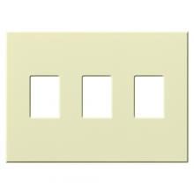  VWP-3-AL - VAREO WALLPLATE 3GNG ALMOND