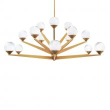  PD-82042-AB - Double Bubble Chandelier Light