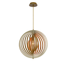  31873-017 - ABRUZZO 1LT Medium Wood Pendant 