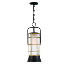  44266-011 - Rivamar 1 Light Pendant in Oil Rubbed Bronze + Gold