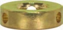 Satco Products Inc. 90/2456 - Shade Rings; 10 Gauge; 3/4" Diameter; 3 Hole Brass Plated