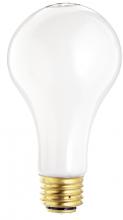  S1821 - 50/100/150 Watt A21 Incandescent; White; 2500 Average rated hours; Medium base; 120 Volt