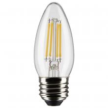  S21290 - 5.5 Watt B11 LED; Clear; Medium base; 90 CRI; 2700K; 120 Volt