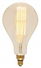  S2433 - 60 Watt PS52 Incandescent vintage style; Amber; 2000 Average rated hours; Medium Base; 120 Volt